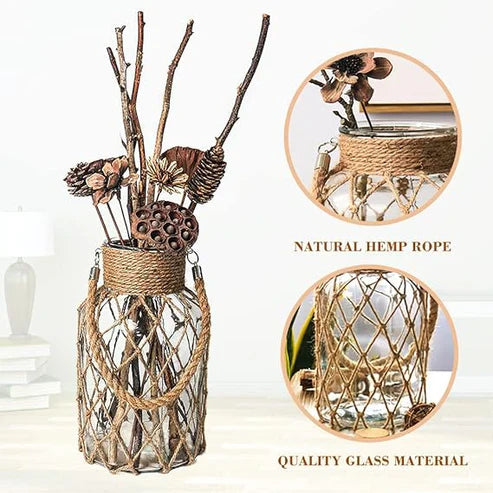 Honey house Rustic Hanging Mason Jar